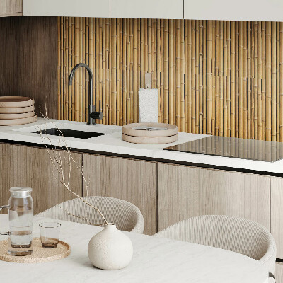 Panneau mural pvc Texture naturelle du bambou