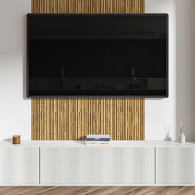 Panneau mural pvc Texture naturelle du bambou