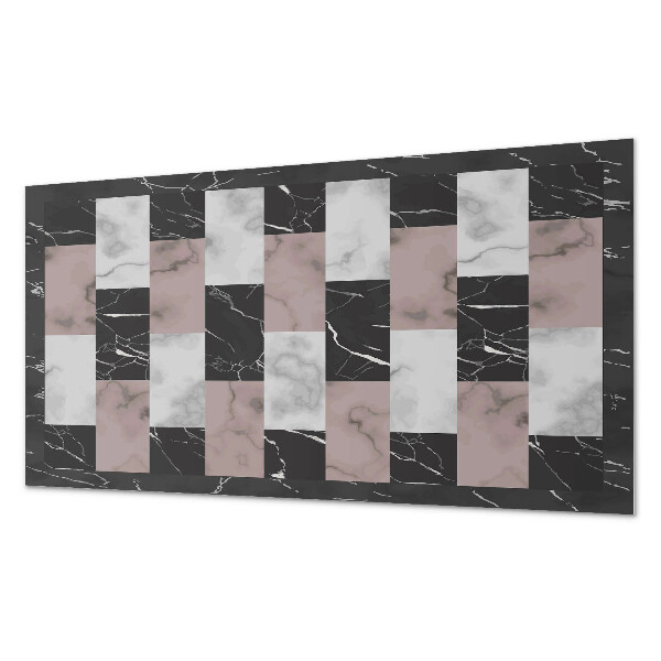 Panneau décoratif intérieur Motif de carreaux de marbre