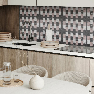 Panneau décoratif intérieur Motif de carreaux de marbre