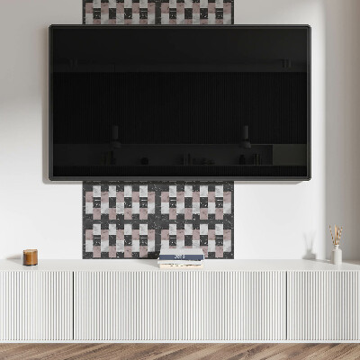 Panneau décoratif intérieur Motif de carreaux de marbre