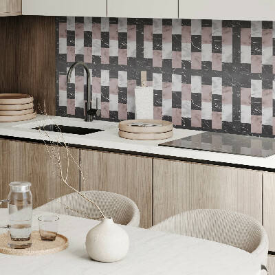 Panneau décoratif intérieur Motif de carreaux de marbre