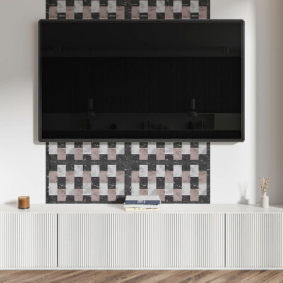Panneau décoratif intérieur Motif de carreaux de marbre