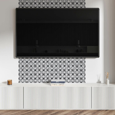 Panneau mural pvc Motif géométrique avec des étoiles