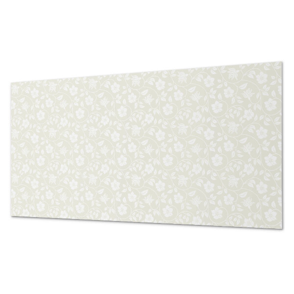 Panneau décoratif intérieur Motif floral sur le fond