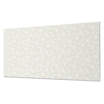 Panneau décoratif intérieur Motif floral sur le fond