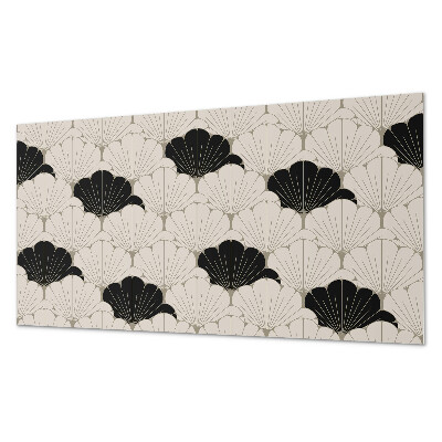 Panneau mural pvc Motif de feuilles élégant