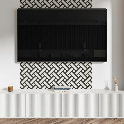 Revêtement mural intérieur Motif géométrique entrelacé