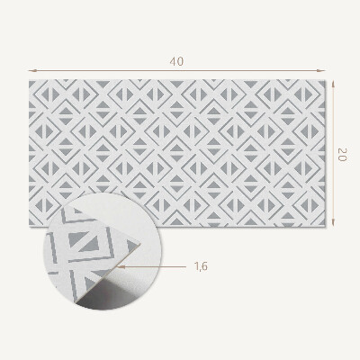 Panneau mural pvc Géométrie en carrés