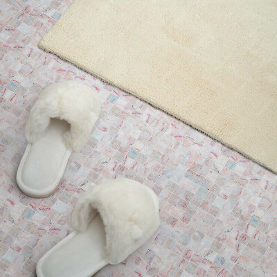 Revêtement mural intérieur Motif mosaïque composé de carrés