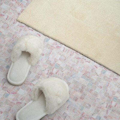 Revêtement mural intérieur Motif mosaïque composé de carrés