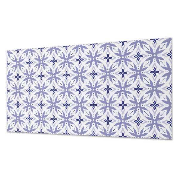 Panneau décoratif intérieur Motif géométrique avec des fleurs