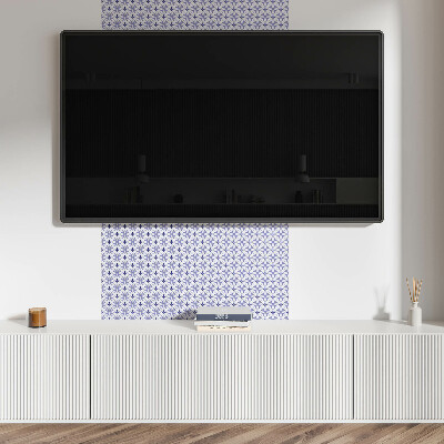 Panneau décoratif intérieur Motif géométrique avec des fleurs