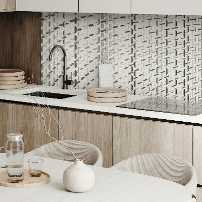 Panneau mural pvc Motif à carreaux géométriques