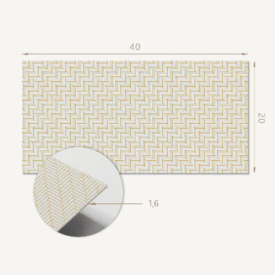 Revêtement mural intérieur Motif à chevrons