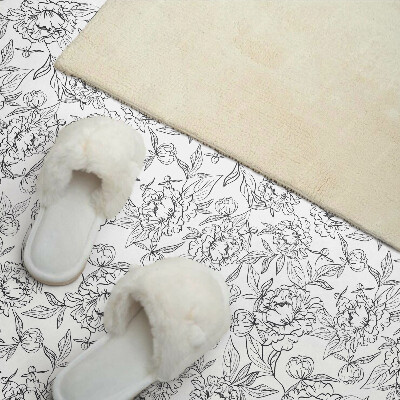 Panneau décoratif intérieur Motif floral avec des feuilles