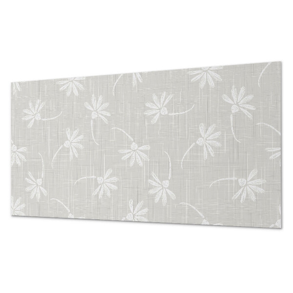 Panneau mural pvc Motif floral sur le fond