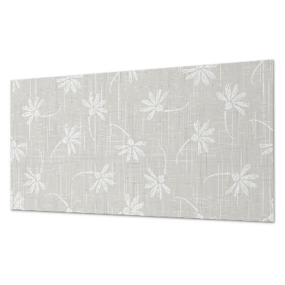 Panneau mural pvc Motif floral sur le fond