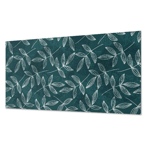 Panneau décoratif intérieur Feuilles sur fond texturé