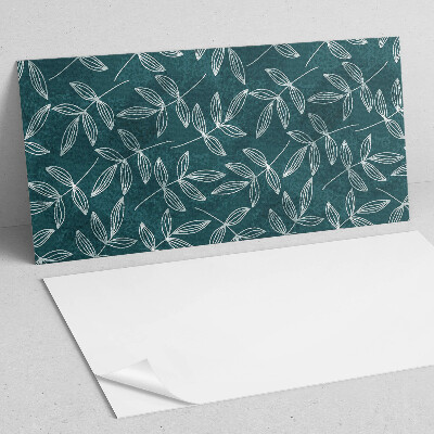 Panneau décoratif intérieur Feuilles sur fond texturé