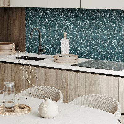 Panneau décoratif intérieur Feuilles sur fond texturé