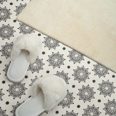 Panneau mural pvc Motif de mandala dans une grille