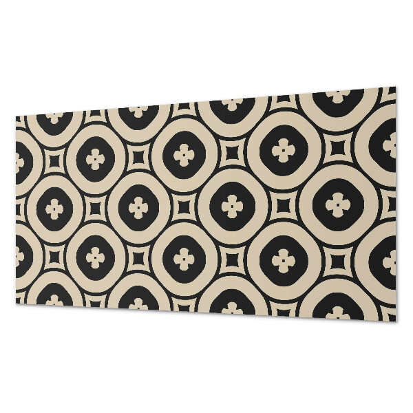 Panneau décoratif intérieur Motif géométrique avec des carrés