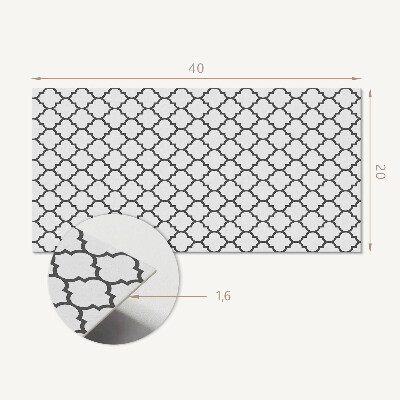 Panneau mural pvc Motif avec des formes symétriques