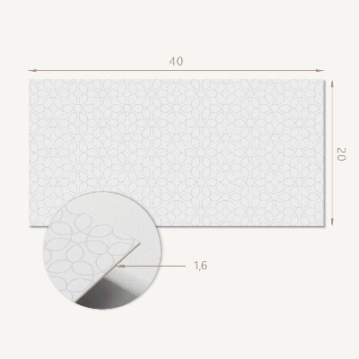Panneau décoratif intérieur Motif délicat avec des cercles