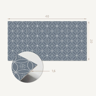 Panneau décoratif intérieur Motif d'ornement floral