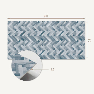 Revêtement mural intérieur Motif à rayures en zigzag