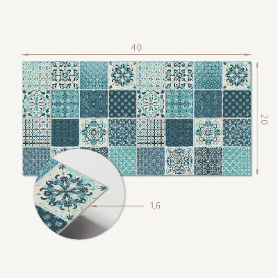 Panneau décoratif intérieur Motifs en mosaïque géométrique