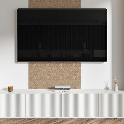 Revêtement mural intérieur Motif de planche à chevrons