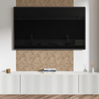 Revêtement mural intérieur Motif de planche à chevrons