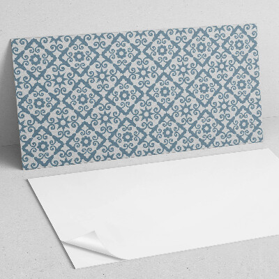 Panneau mural pvc Motif avec ornements et fleurs
