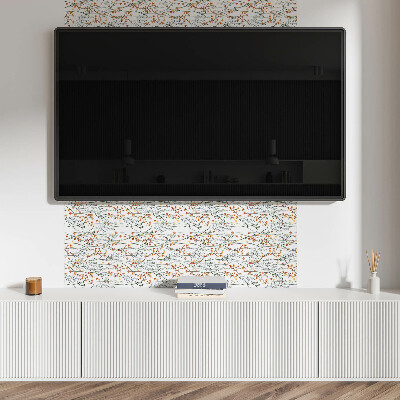 Panneau mural pvc Motif floral sur le fond
