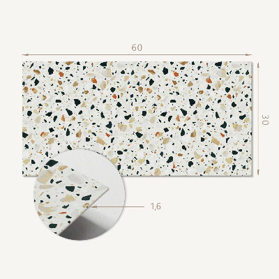 Revêtement mural intérieur Motif avec des pierres en arrière-plan