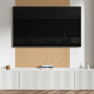 Panneau décoratif intérieur Motif floral dans une maille