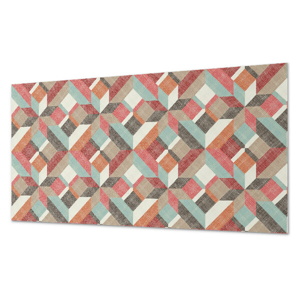 Revêtement mural intérieur Géométrie aux formes colorées