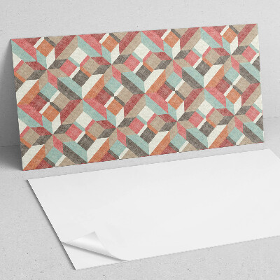 Revêtement mural intérieur Géométrie aux formes colorées