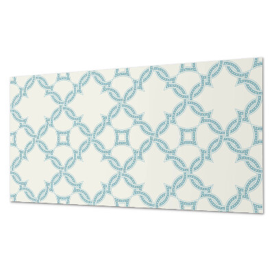 Panneau mural pvc Motifs entrelacés dans une grille