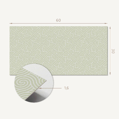 Revêtement mural intérieur Vagues en spirale