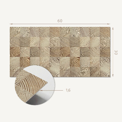 Panneau décoratif intérieur Motif de planche de bois