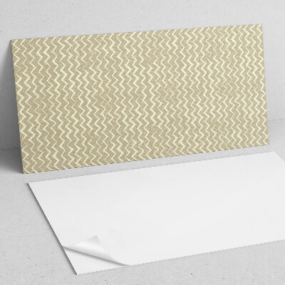 Panneau mural pvc Zigzags sur le fond texturé