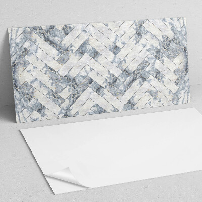 Revêtement mural intérieur Motif à chevrons en marbre