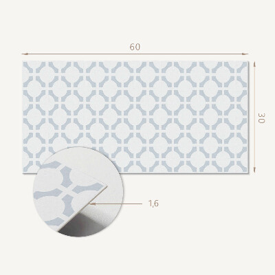 Revêtement mural intérieur Motif géométrique avec des ovales