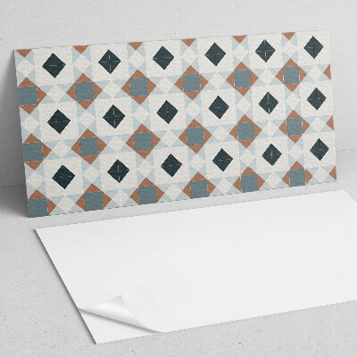 Panneau décoratif intérieur Motif de carreaux géométriques