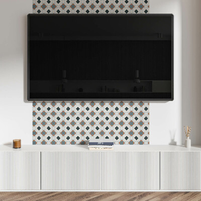 Panneau décoratif intérieur Motif de carreaux géométriques