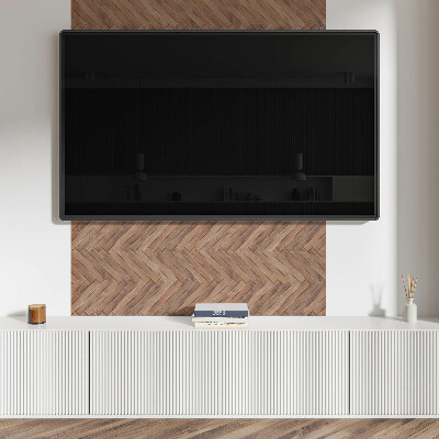 Panneau mural pvc Motif de planche à chevrons