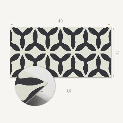 Panneau mural pvc Motif élégant avec des ailerons